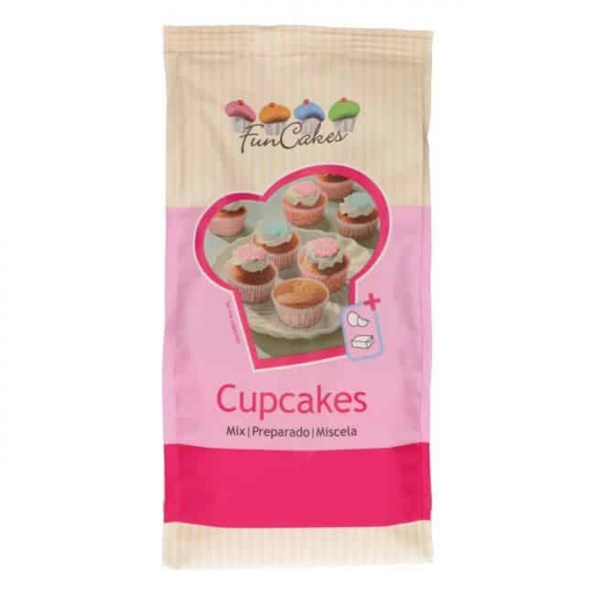 envelop ziekte Bouwen Funcakes - mix voor cupcakes - 1 kg - K'OOK!