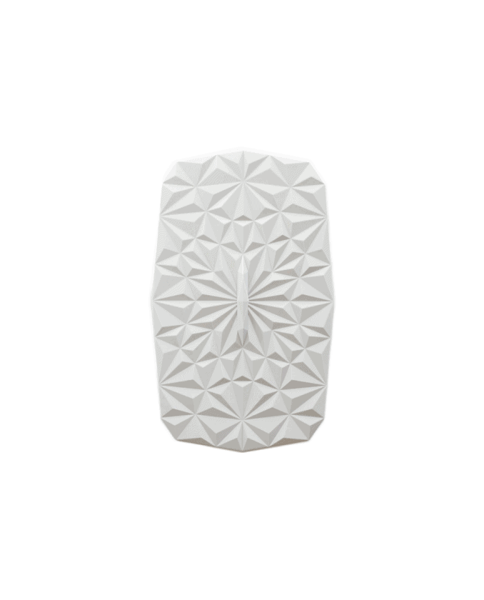 Siliconen deksel - rechthoekig - 17 x 28 cm. - wit