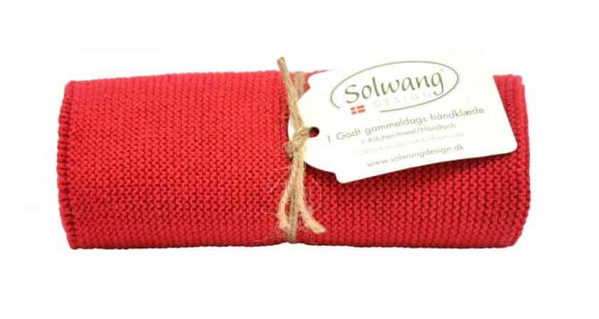 Solwang Design  keukendoek - warm rood