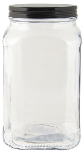 Hong Kong voering Welvarend IB Laursen - vierkante glazen voorraadpot - 1200 ml - K'OOK!