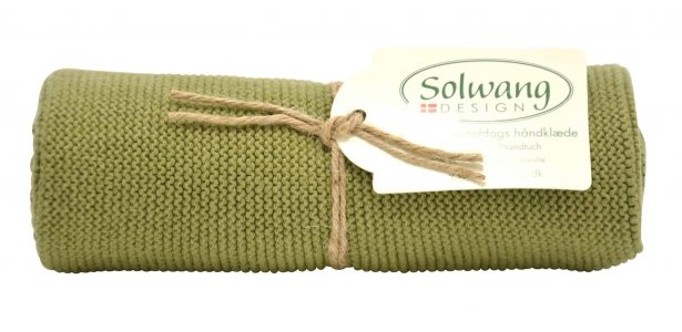 Solwang Design - keukendoek - olijfgroen
