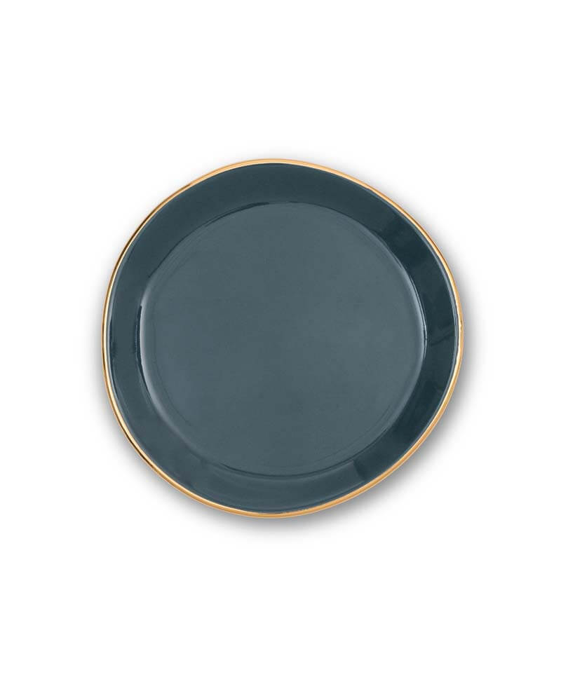 Urban Nature Culture - Good Morning plate - petrol - 9 cm afbeelding