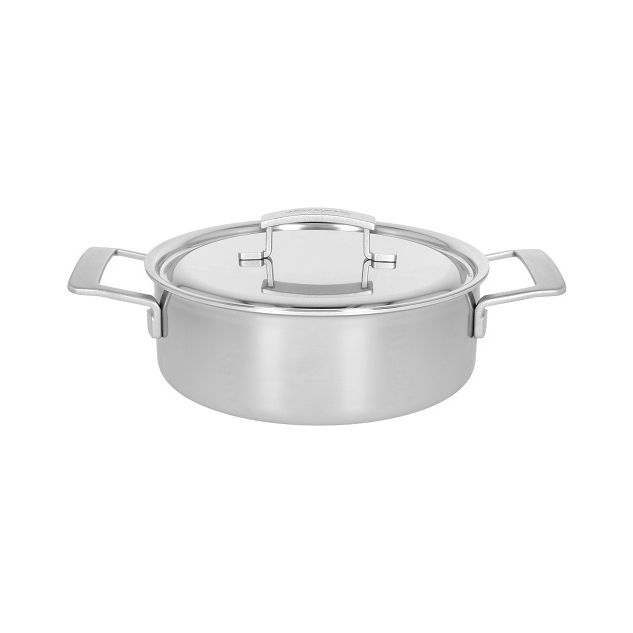 Demeyere - Industry 5 - hapjespan met dubbelwandige deksel - 24 cm