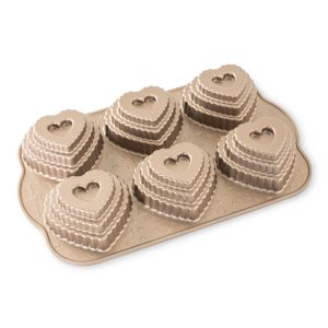 Nordic Ware - Tiered Heart Cakelets - bakvorm