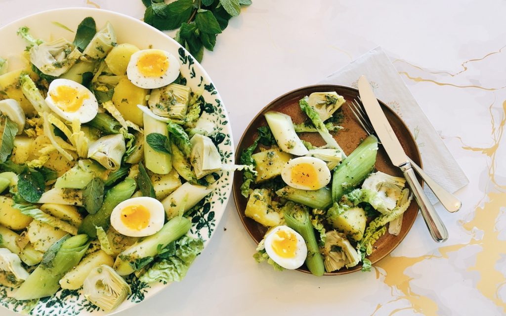 K’OOK! de makkelijke maandag 14/3: lauwwarme aardappelsalade