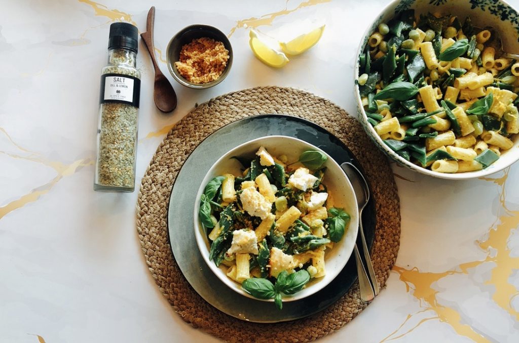 K’OOK! de makkelijke maandag 11/4: pasta pesto met ricotta