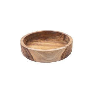 bowls & dishes pure teak wood schaal