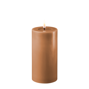 Deluxe HomeArt - led kaars - caramel 7.5 x 15 cm