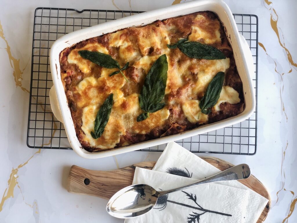 K’OOK! de makkelijke maandag 28/11: lasagne met Brandt & Levie pastasaus en ricotta