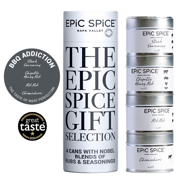 Epic Spice - Giftset BBQ addition - 4 kruidenmixen