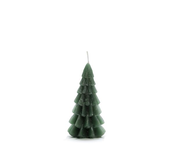 Rustik Lys - kerstboom kaars Forest - 12 cm