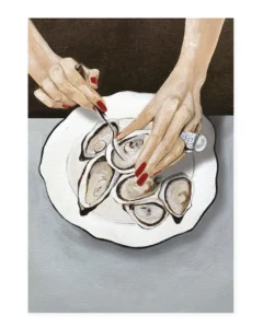 My Deer Art Shop - kaart + envelop Ohlala Oysters