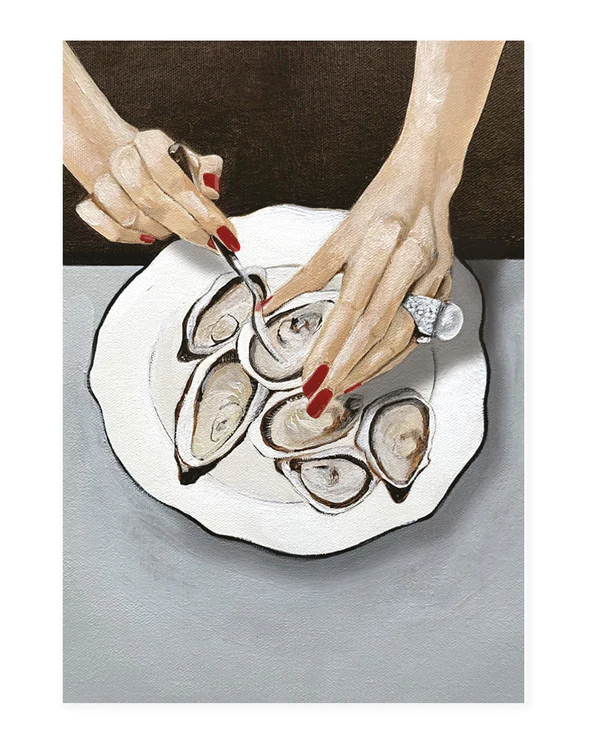 My Deer Art Shop - kaart + envelop Ohlala Oysters afbeelding
