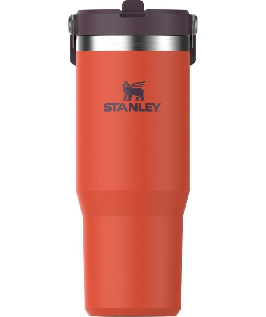 Stanley - Classic Iceflow Flip Straw Tumbler - Tigerlily - 0.89 ltr