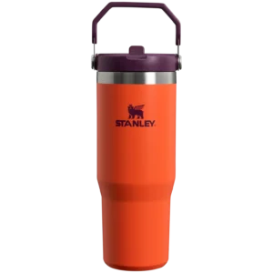 Stanley - Classic Iceflow Flip Straw Tumbler - Tigerlily - 0.89 ltr