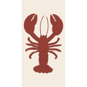 IB Laursen - servetten lobster - papier - 40 x 40 cm