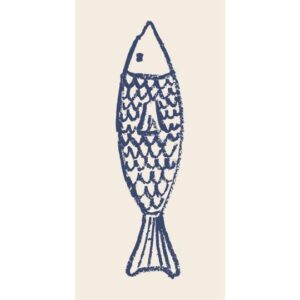 IB Laursen -  servetten Fish - papier - 40 x 40 cm