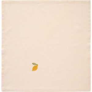 IB Laursen - servet Summer Vibes lemon - crème