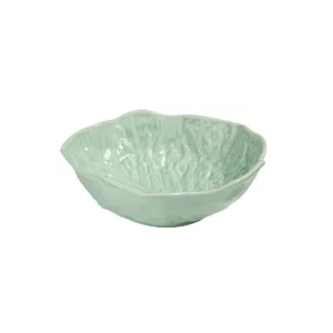 Faiança - schaal slablad diep - lichtgroen - 31 cm