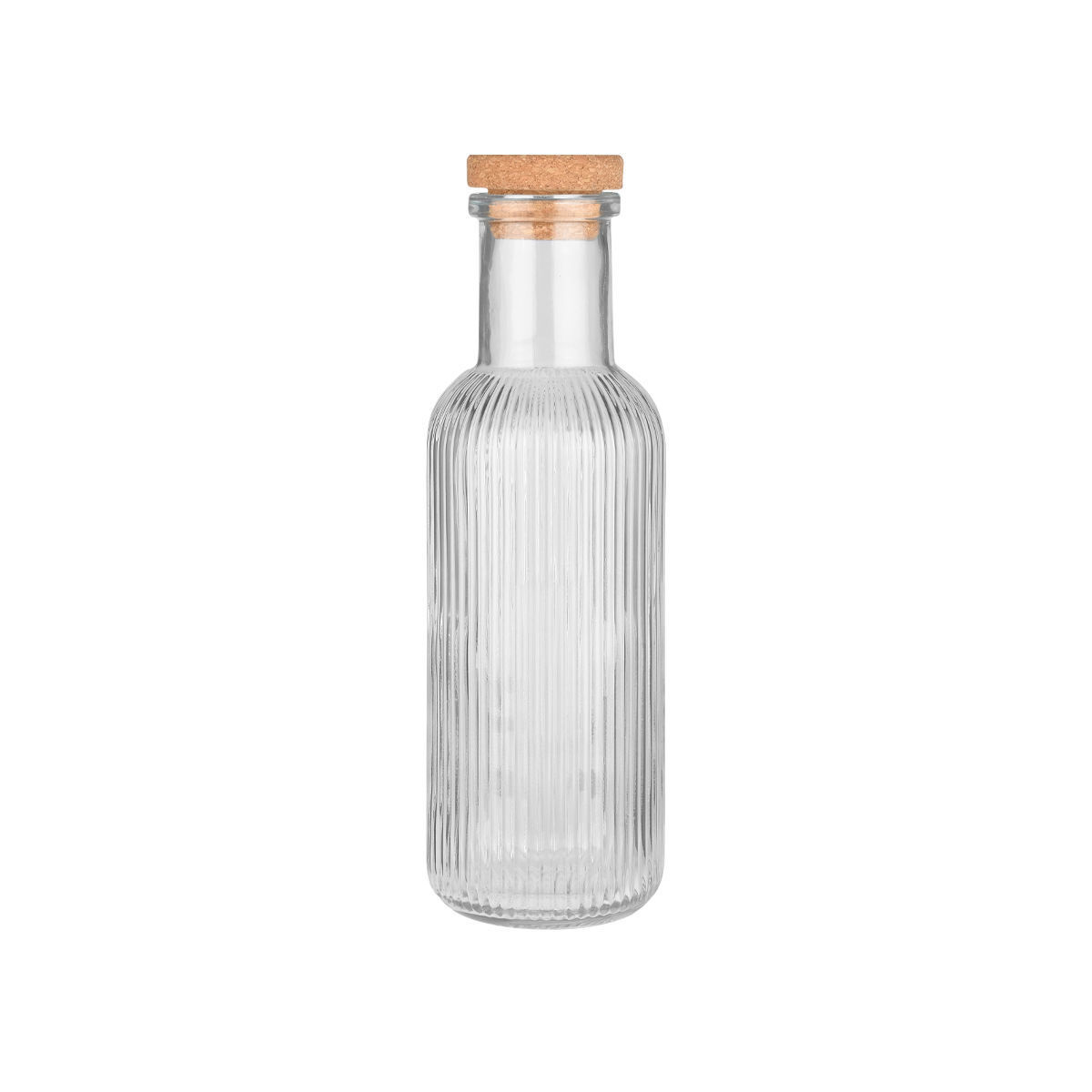 Estia - glazen fles met kurk - 1 ltr afbeelding
