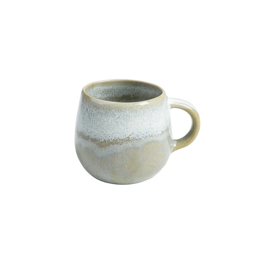 Pedra - koffiemok met oor - groen - 350 ml afbeelding