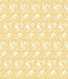 Lola - tafelzeil rond Wallflower Saffron - geel - 140 cm