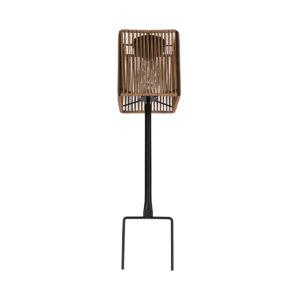 Jens Living - solar lantaarn Cube - bruin