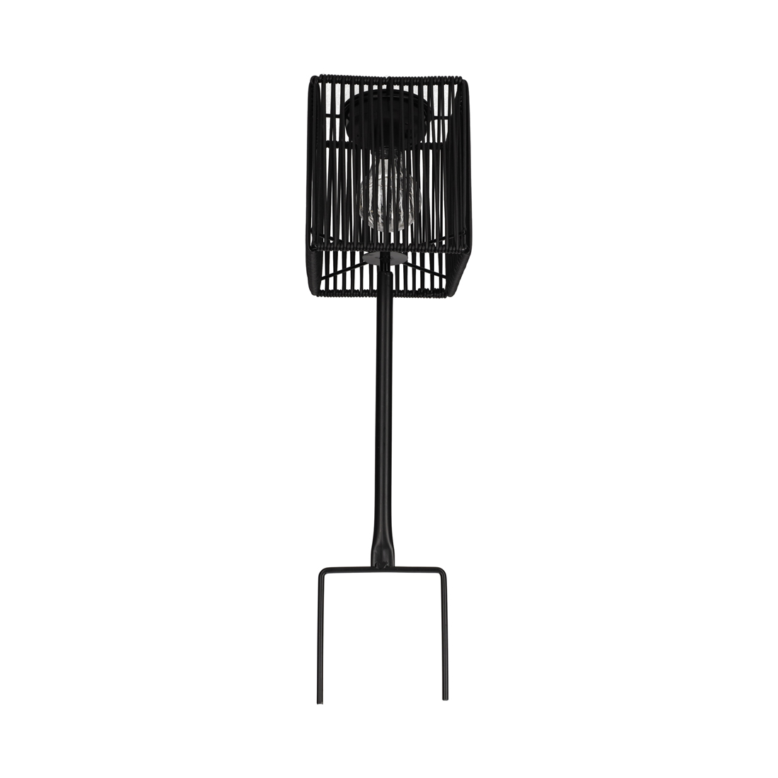 Jens Living - solar lantaarn Cube - zwart