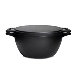 CrushGrind - multifunctionele pan - gietijzer - 4-in-1 - 6.4 ltr