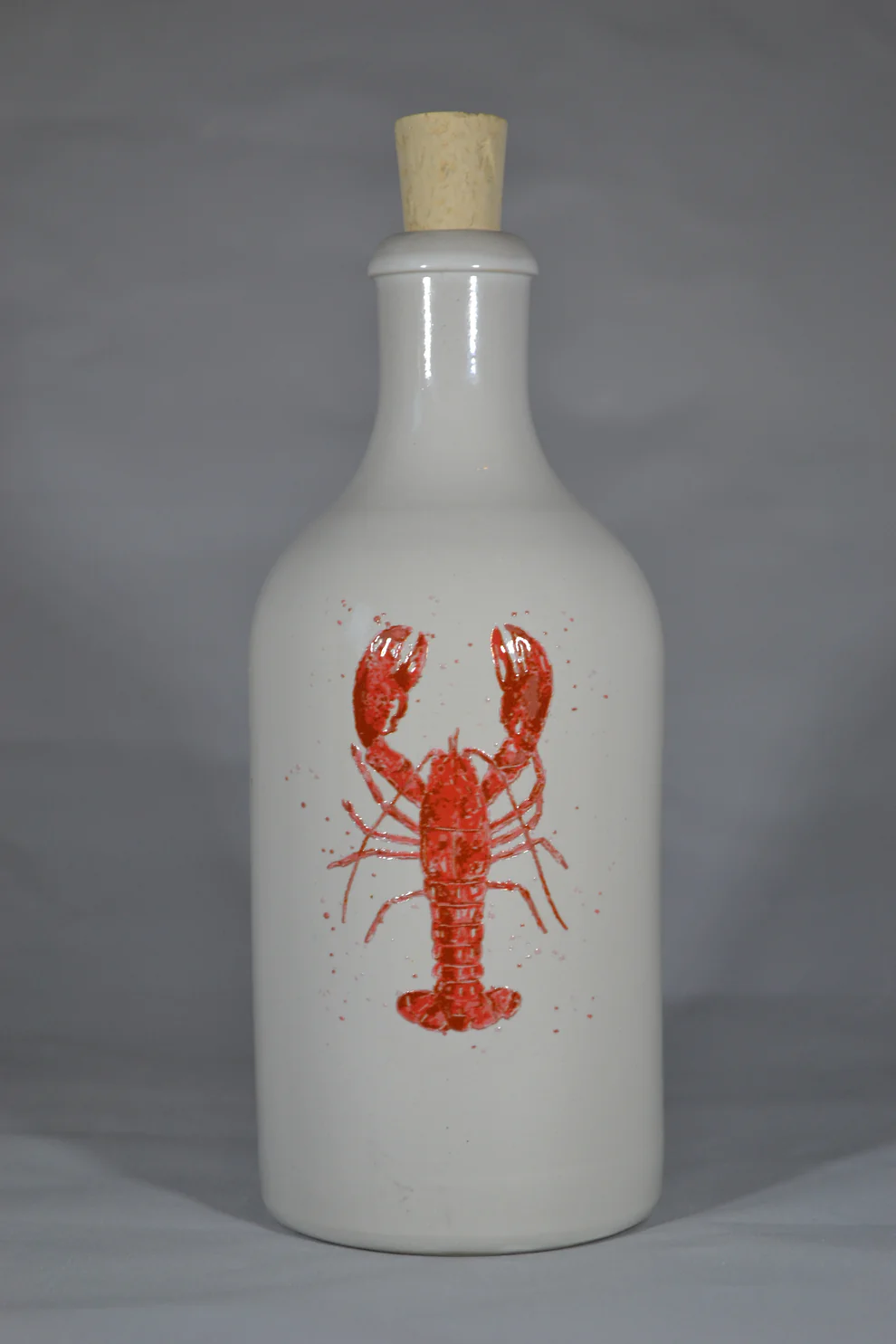 Menu'tje Marechal - kruik Kreeft voor olijfolie/azijn - aardewerk - rood - 500 ml