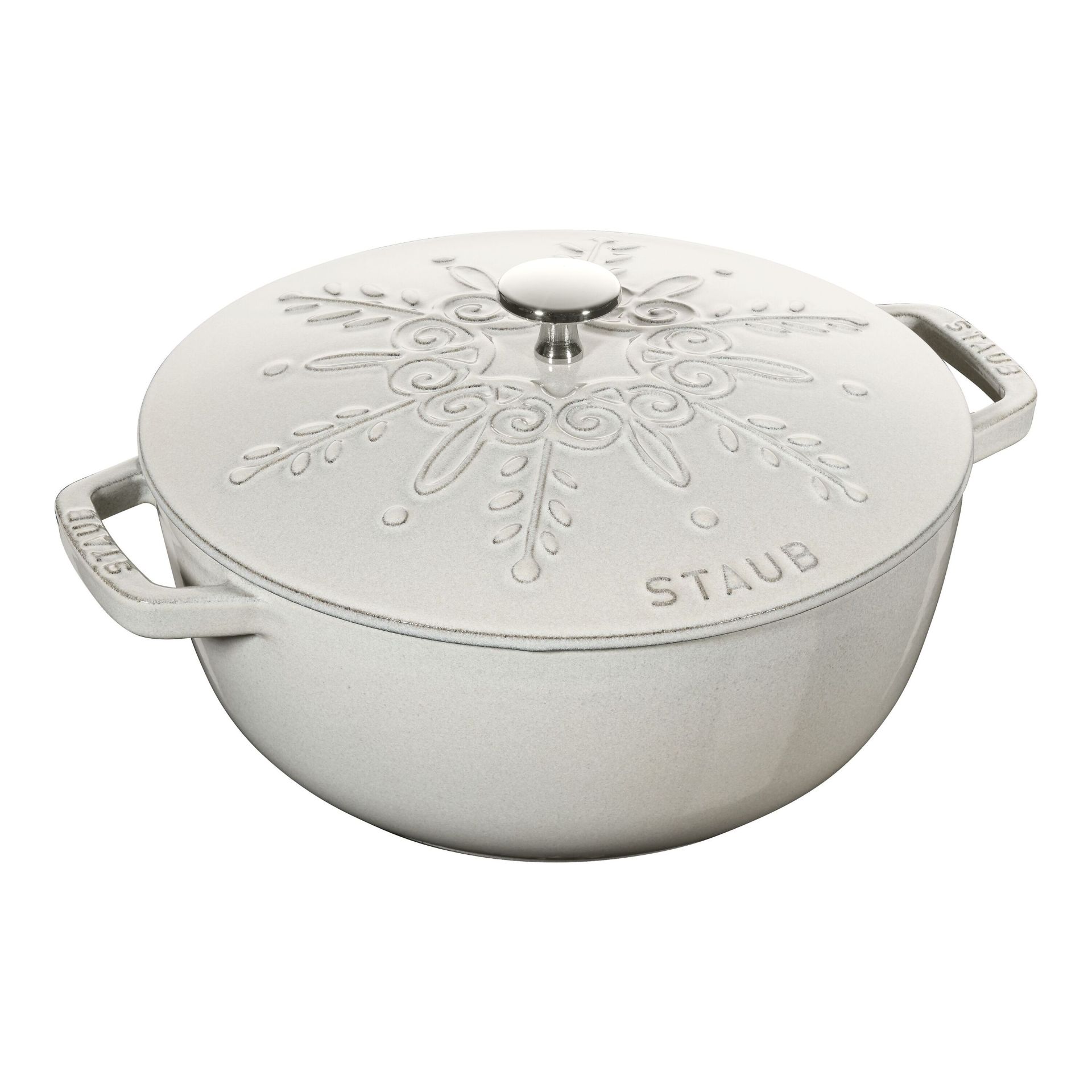 Staub - stoofpan gietijzer Snowflake - truffel - 24 cm - limited edition