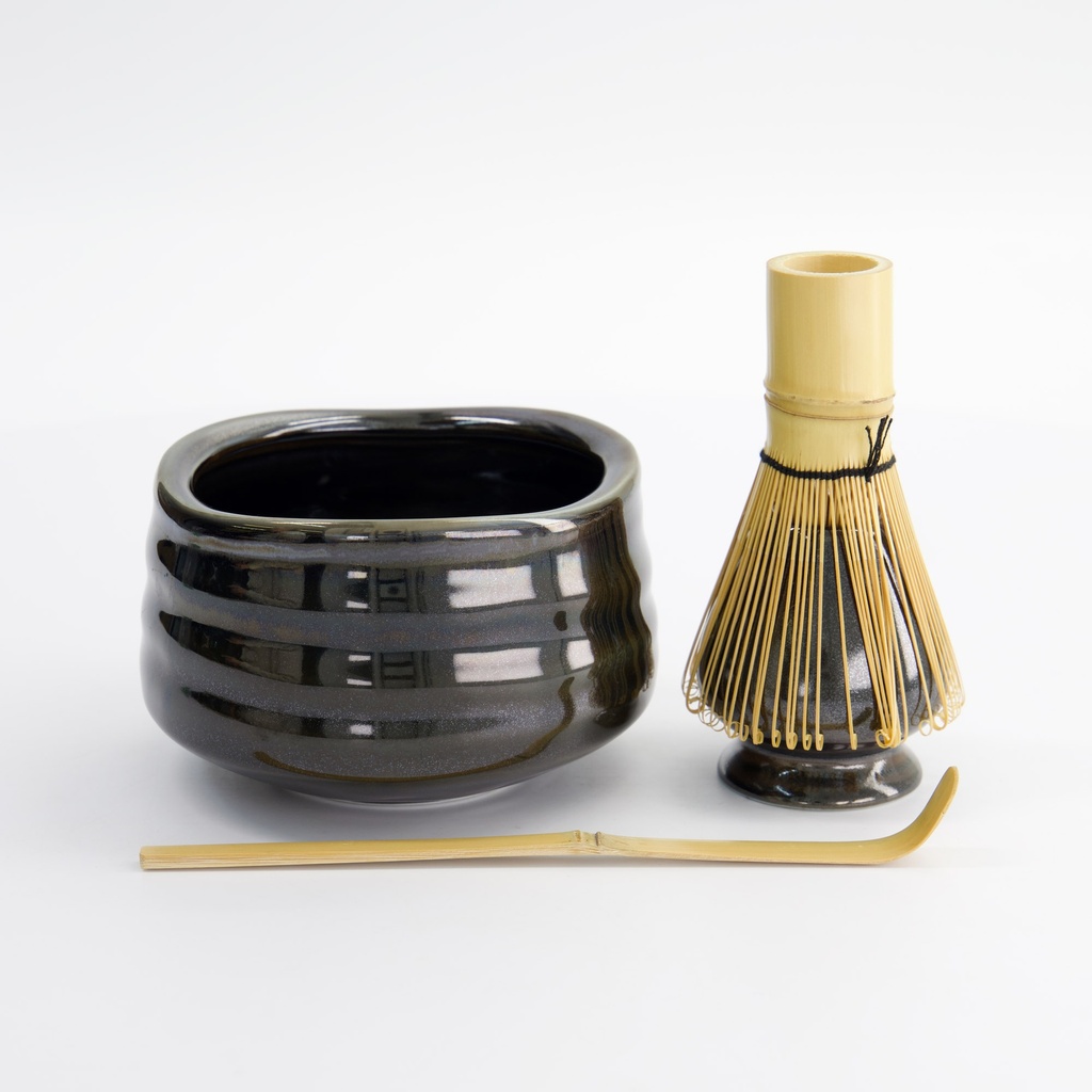 Tokyo Design Studio - matcha giftset Black - 4-delig