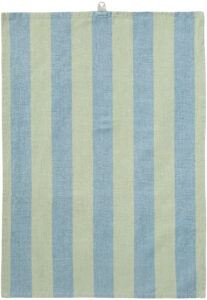 ib laursen theedoek linus lichtgroen/blauw