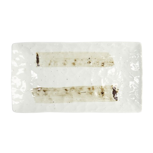 Tokyo Design Studio - serveerschaal Mino Craft streep recht - 31 x 17 cm