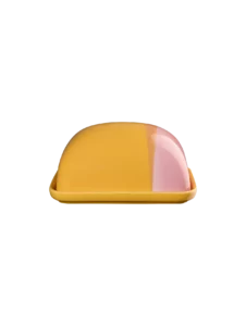 Asa Selection - botervloot Joy - Passionfruit Smoothie - geel/roze - 15.5 x 12.5 cm