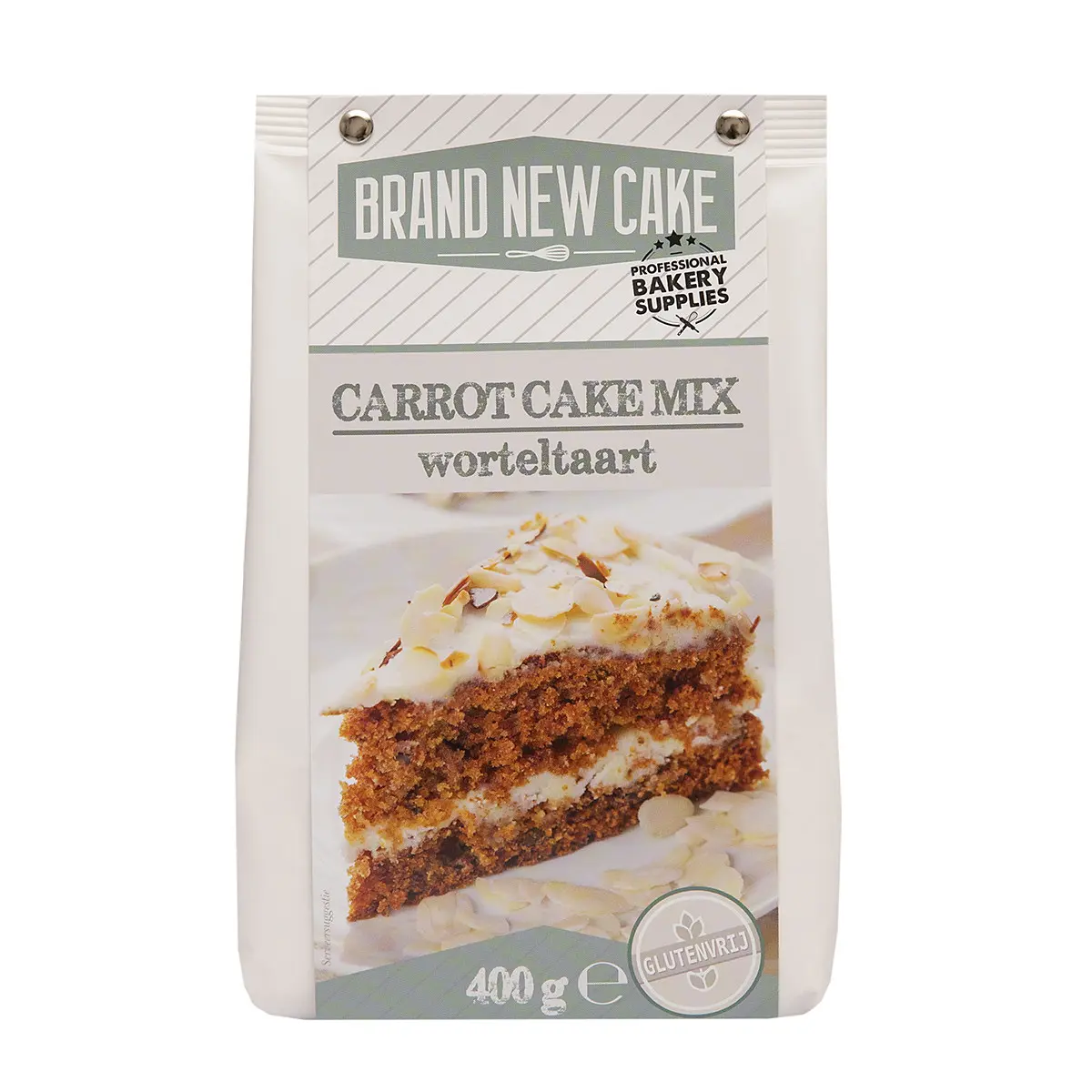 Brand New Cake - Carrotcake mix - 400 gram - glutenvrij