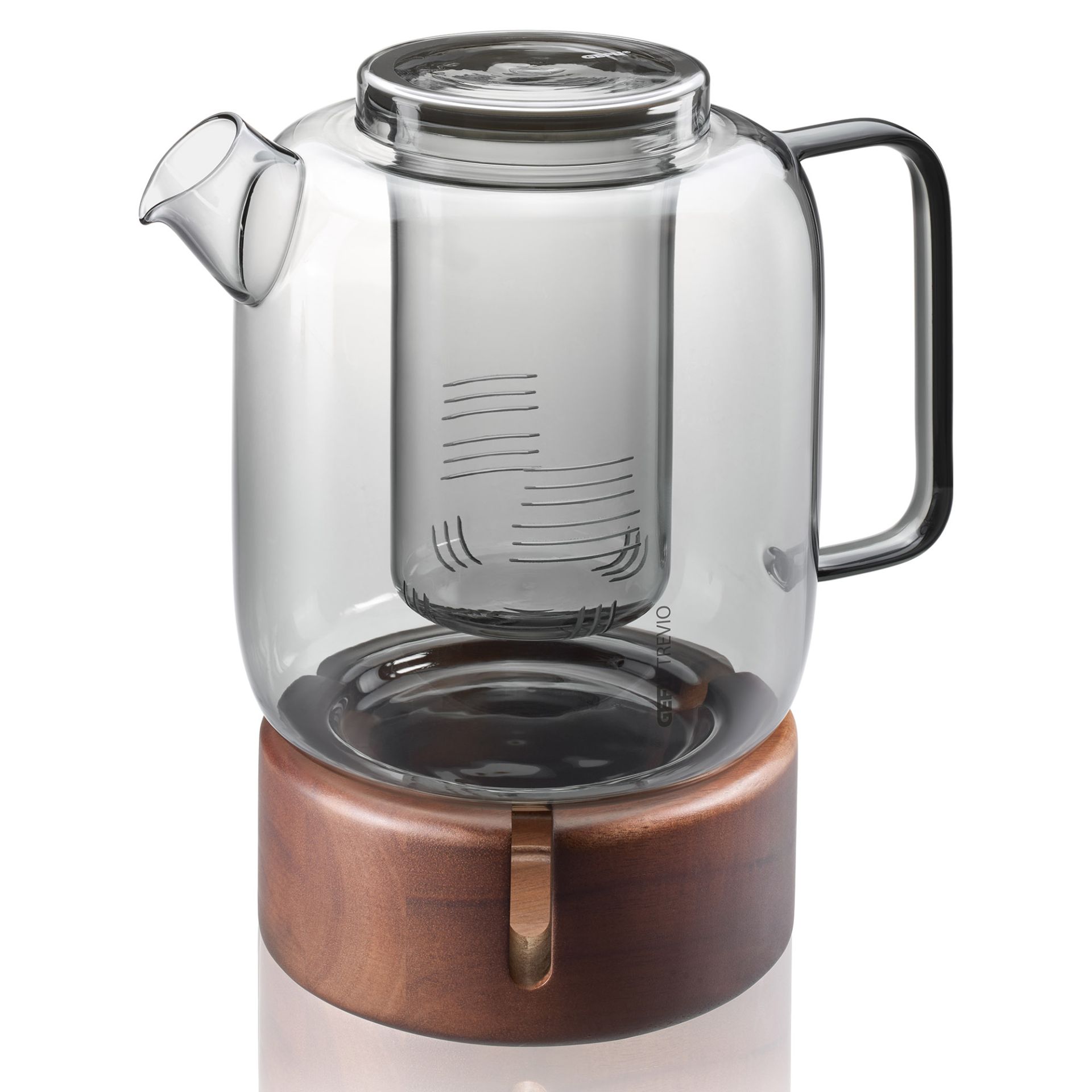 Gefu - theepot met rechaud Trevio - 1.5 ltr