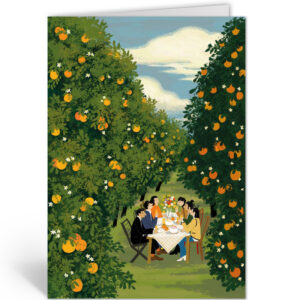 Heartfelt - Kaart + envelop - Dinner among friends