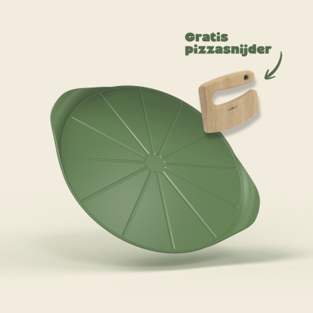 Cookut - The Formidable pizza plate- 33 cm - groen