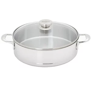 Demeyere - Fusion 5 hapjespan met glazen deksel - 28 cm