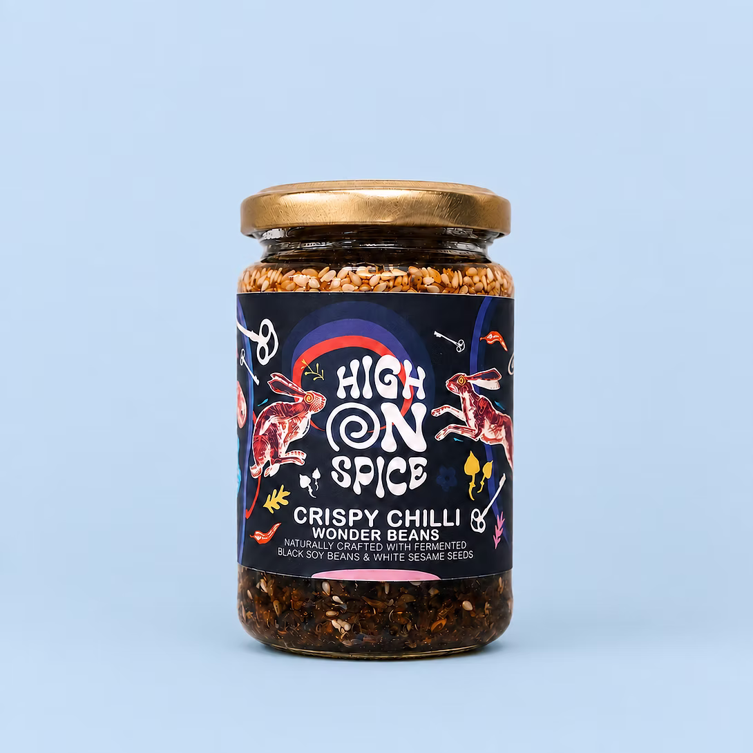 High on Spice - Crispy chilli oil - Wonder Beans - 225 ml - .