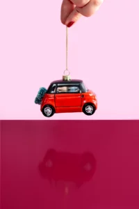 Yup in de boom - kerstbal stadsauto