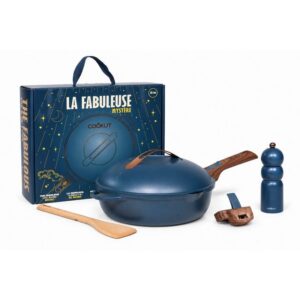 Cookut - The Fabulous Pan Blueberry - limited edition Noël 2026 - met cadeau - 24 cm