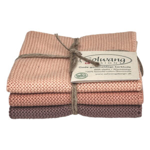 Solwang Design - vaatdoekjes set van 3 - Toffee Combi